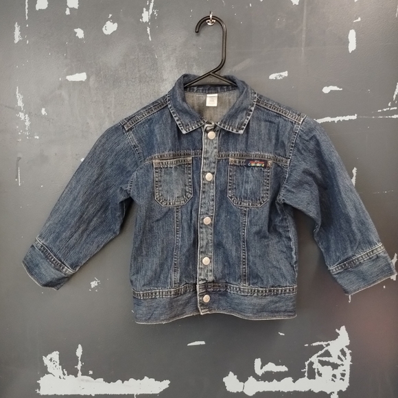 Disney Store Mickey Mouse Clubhouse denim Jean jacket 4T Donald duck Goofy - Picture 3 of 16